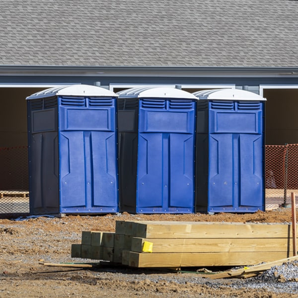 do you offer hand sanitizer dispensers inside the porta potties in Batavia New York